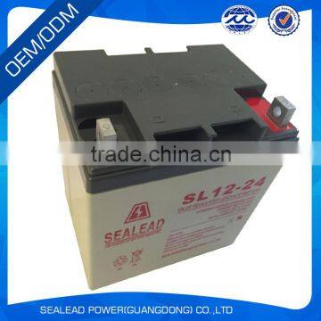 China wholesale 12v 24AH solar power battery