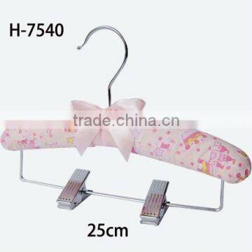 fabric hangers, satin fabric hanger, hanger of fabric,fabric display hanger