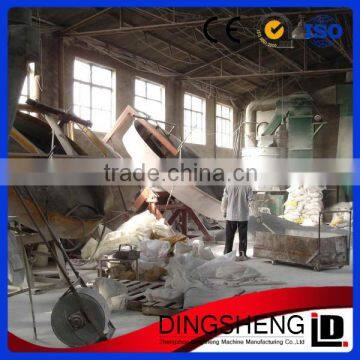 Long service life roll extrusion granulator machine