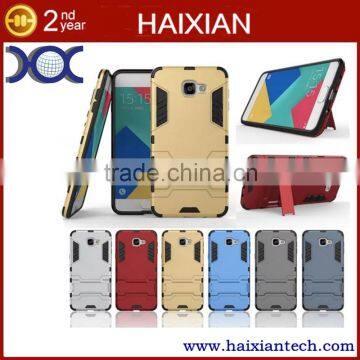 2 in 1 For Samsung Galaxy A9 Iron Man phone shell surface arc edge A9 combo armor Phone back cover Case