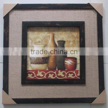 301523 PS Picture Frame Brown Vase 20x20in(c)