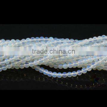 4mm Round Opalite Glass Cheap Beads in Bulk