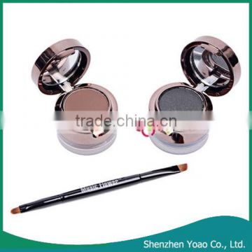 Long-lasting Waterproof Dual-color Eyebrow Powder & Eyeliner Cream with Eyeliner Pencil