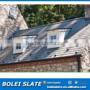 Natural slate roofing cladding