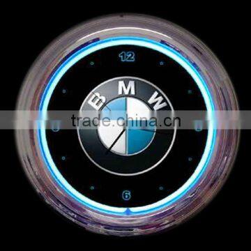 Hot sale car neon wall clock