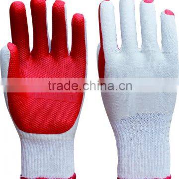 Sales colorful rubber coated gloves