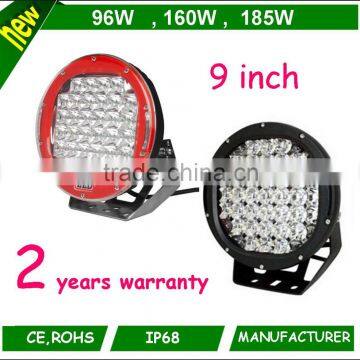9 inch headlight 9-36v dc flood /spot 96w 35pcs*5w LEDs 160w led driving light