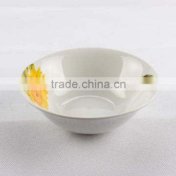 Daily use ceramic salad bowl Italian porcelain serving bowl