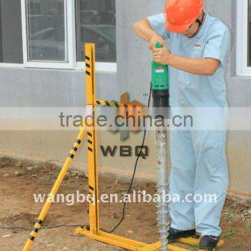 Electric-Driver Machine for Ground Screw Driling