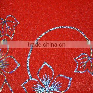 flower design self-adhesive glass film