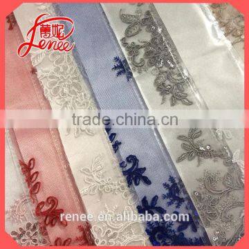 Hot Sale Vintage Style Colorful and Fashionable Design Embroidery Fabric