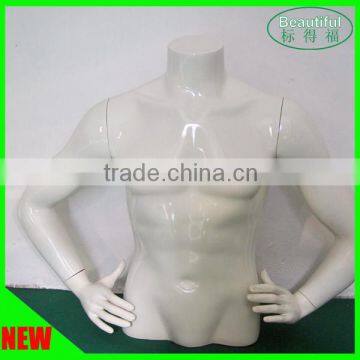 Customized Upper Body Male Mannequins for Clothes Store