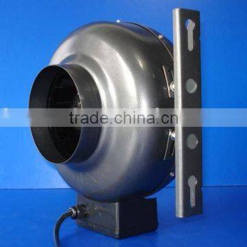 Steel AC High Powerful & Pressure Hydroponics Exhaust In Line Duct Fans