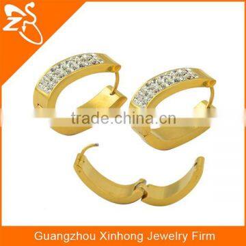 simple gold earring designs for women, stainless steel earring, crystal hoop earrings