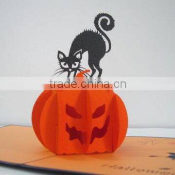 Halloween day pop up card