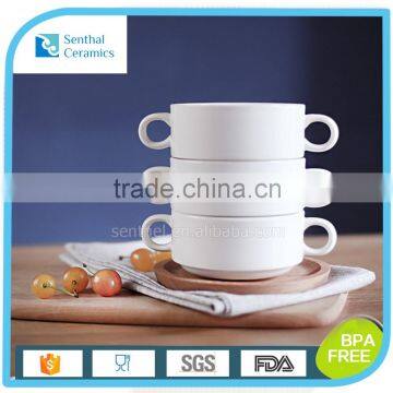 Chaozhou Cheap White Ceramic Ramekin With Holder photo-4