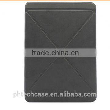 Black Smart Transformer Case for Apple IPad 6 PU Leather Cover Cases photo-3