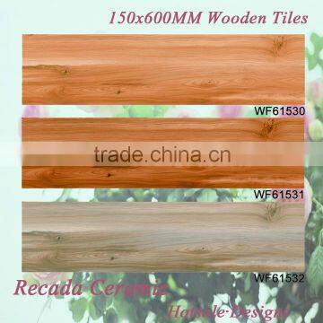 150x600 china foshan confortable brown wooden wood design floor tiles