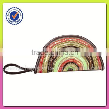 India designs pp decorations clutch bags and polyester with jute material promotional factory from China