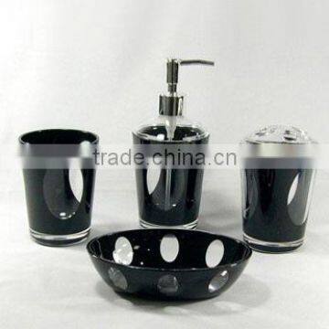 Plastic Bathroom Ware Accessory Set