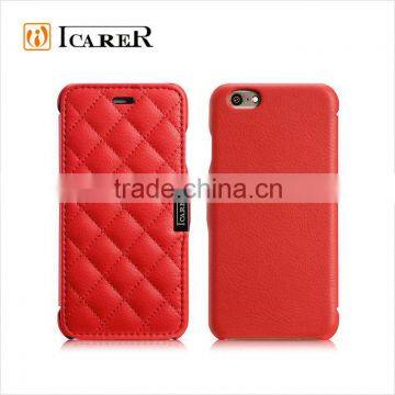 checking pattern wallet case for iPhone 6 leather case