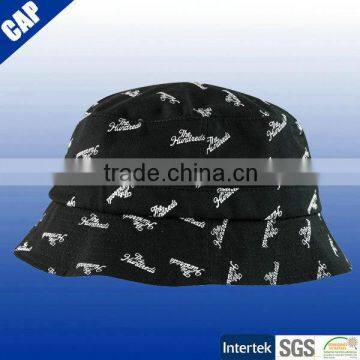 Letters printing custom cotton bucket hat