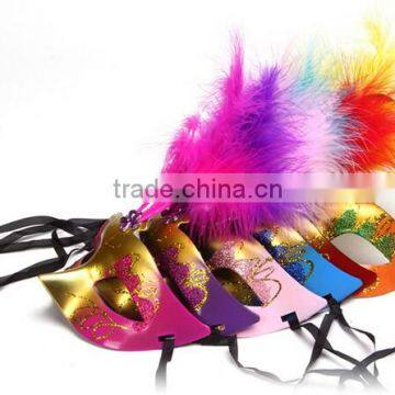 Venetian Masquerade party princess beauty peacock feathers mask