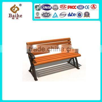 2016 China Wood with Steel Frame Garden Park Leisure Bench