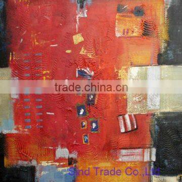 abstract figure oil painting on canvas