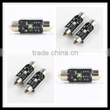 automotive parts festoon bulb C5W with 31mm 36mm 39mm 42mm 1SMD C.REE 3W led festoon bulb car interior light led reading light