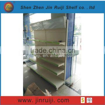 Supermarket Shelving & Store Display Equipment / Metal Gondola Storage Shelf & Rack System Shop Fittings