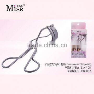 Carbon steel metal eyelash curler for lady