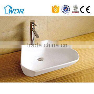 Big anomaly shape ceramic washing hand art basin