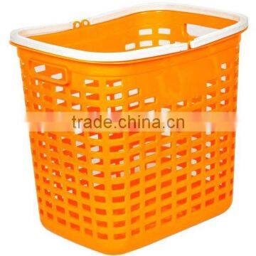 PLASTIC RECTANGULAR LAUNDRY BASKET WITH HANDLE 5214