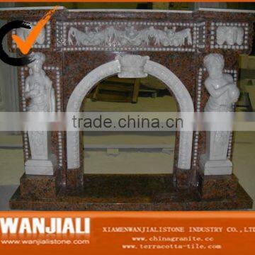 Natural Marble & Granite Stone Fireplace