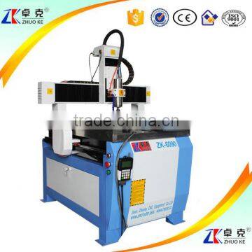 Discount Price YASKAWA Servo Motor 4 Axis Metal CNC Router Machine ZK-6090 With DSP Offline Controller 600*900MM