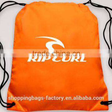 Customized Cinch Sack School Promotional Gym Sack Drawstring Bag photo-4