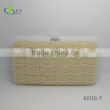 2014 Latest ladies beaded clutch party evening bag