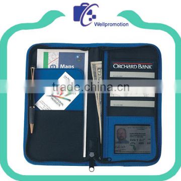 Wholesale cheap microfiber traveling passport holder