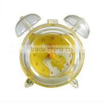 plastic twin bell table alarm clock