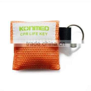 Mini CPR mask keychain for training Academy