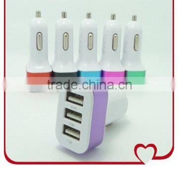 Dual USB Car Charger 5V 5.1A For Apple iPhone 4 5 5S 6 iPad 2 3 For Samsung Galaxy S3 S4 Note 2 3 Mini Car Charger Adapter