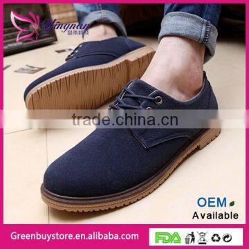 2015 European Style Men's Swede Leather Shoes Cow Muscle Outsole Casual Loafers Sneakers for Men Flats Shoes photo-2