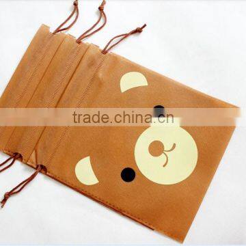 High Quality Mini Non-Woven Fabric Drawstring Bag/ Small Non Woven Drawstring Pouch (directly From Factory) photo-2