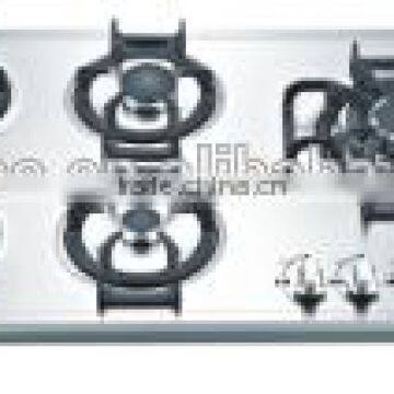 5 burners gas stove hob