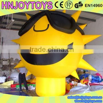 Advertising inflatable sun model for sale