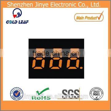 Vaious color 3 digits 7-segment led display