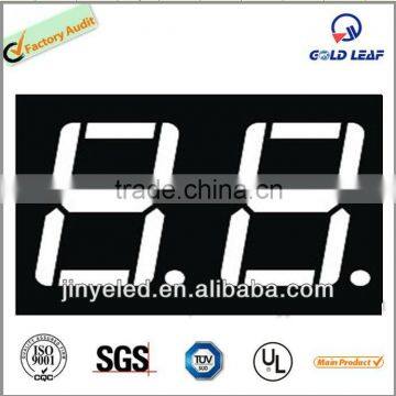 0.56 inch white color custom led 7 segment display