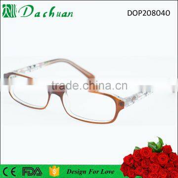 2016 new design high quality child optical frames with pattern design