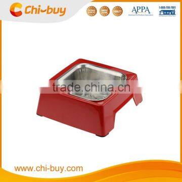 Chi-buy Custom Square Dog Bowls Stainless Steel Puppy Bowls Free Shipping on order 49usd